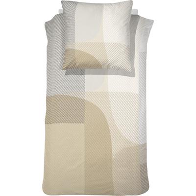 Bettwäsche DAMAI "Moore", beige (cream), B/L: 135cm x 200cm, , Satin, B/L: 80cm x 80cm, Satin, Obermaterial: 100% Baumwolle, Bettwäsche, elegante Farbkombinationen Image