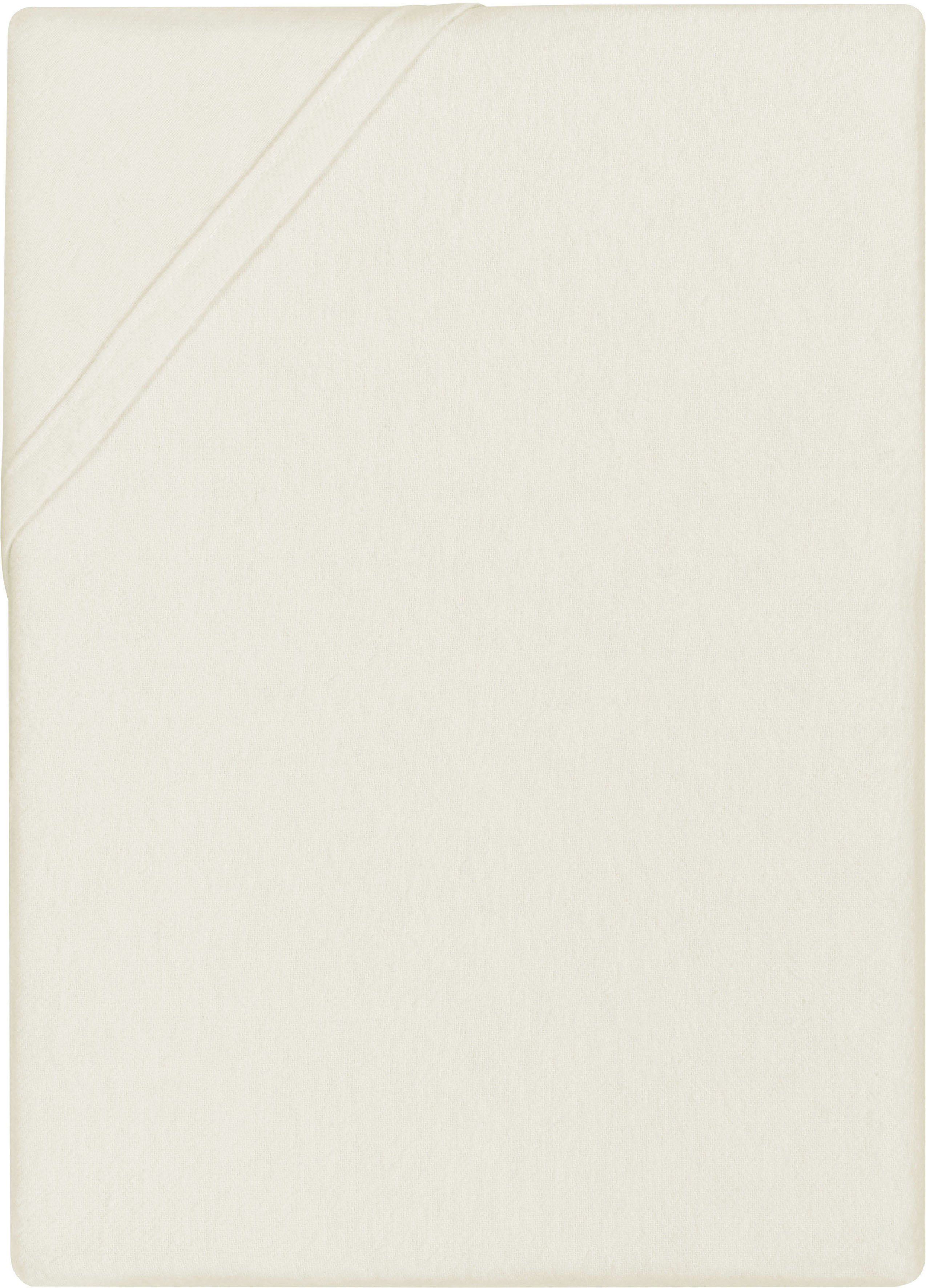Betttuch BIBERNA "Lian", beige (natur), B:220cm L:270cm, Biber, Obermaterial: 100% Baumwolle, Bettlaken, wärmender Feinbiber Image