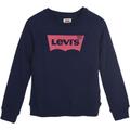 Sweatshirt LEVI'S KIDS "BATWING CREWNECK SWEATSHIRT" Gr. 4/104, blau (dunkelblau) Mädchen Sweatshirts
