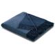 Plaid BIEDERLACK "Soft Impression" Wohndecken Gr. B/L: 150 cm x 200 cm, blau (jeans, marine) Wolldecken