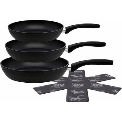 Pfannen-Set ELO "Lukullus" Pfannen Gr. Ø 28cm, schwarz Induktion