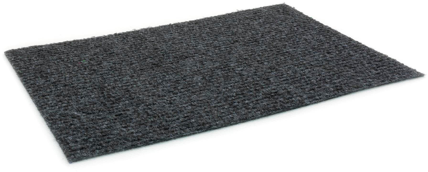 Nadelvliesteppich "MALTA", grau (anthrazit), B:200cm H:2,5mm L:3.800cm, Polypropylen, PRIMAFLOR-IDEEN IN TEXTIL, Teppiche, Uni-Farben, strapazierfähig & pflegeleicht, Kurzflor, Nadelvlies Image