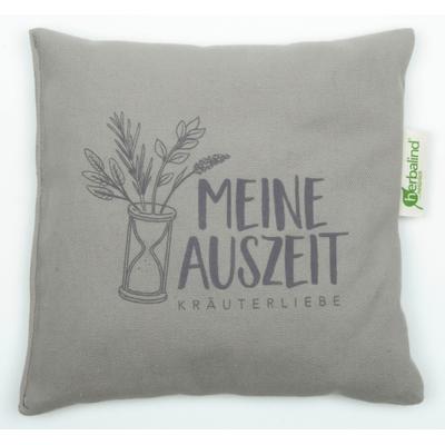 Kräuterkissen HERBALIND "MEINE AUSZEIT Taupe", beige (champagner), B:20cm H:4cm L:20cm, Baumwolle, Funktionskissen