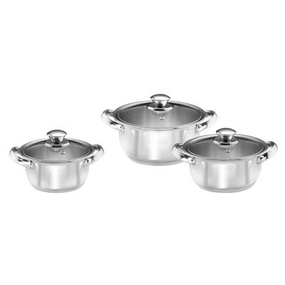 Topf-Set KING "Silver Line", silber (silberfarben), Töpfe, Induktion Image