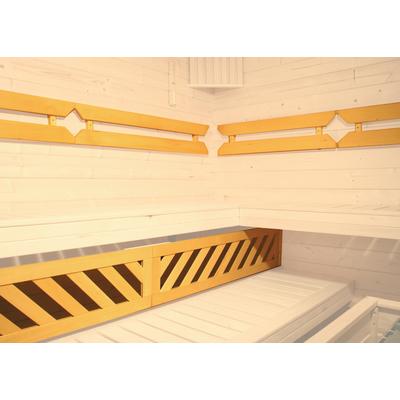 weka Sauna-Rückenlehne "Komfortpaket 2", (Set), 3-tlg. beige Saunarückenlehne Zubehör Sauna Bad Sanitär