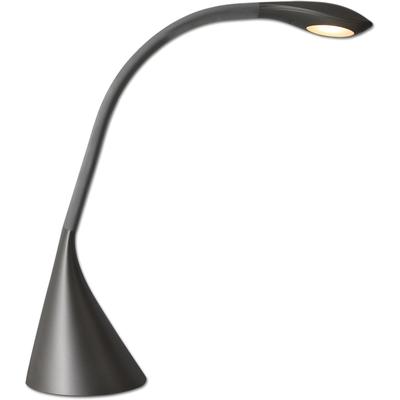 NÄVE LED Tischleuchte "Alf", grau, Ø 13,5cm H: 39,5cm, Lampen, 3-Stufen dimmbar, touch function,USB output, charging station 5V DC, Schreibtischlampe Image