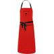 Grillschürze APELT "3963 Outdoor, BARBECUE Season" Schürzen rot (rot, schwarz) Grillschürze