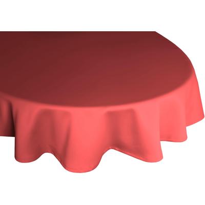 Tischdecke WIRTH "NEWBURY" Gr. 2, rot, B:130cm L:190cm, Polyester, Baumwolle, Tischdecken, oval