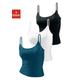 Spaghettitop VIVANCE ACTIVE Gr. 48/50, grün (petrol, schwarz, weiß) Damen Tops Sport