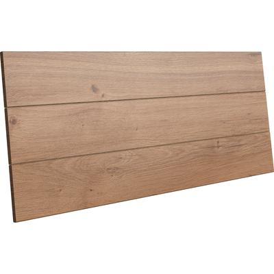 Kopfteil WIMEX "Easy", braun (plankeneichefarben), Für Bettbreite 100cm und 120cm, Polsterauflagen, aus Holzwerkstoff, passend zu Wimex Serie Easy