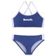 Bustier-Bikini BENCH. Gr. 134/140, N-Gr, blau (blau, weiß) Kinder Bikini-Sets Bikinis