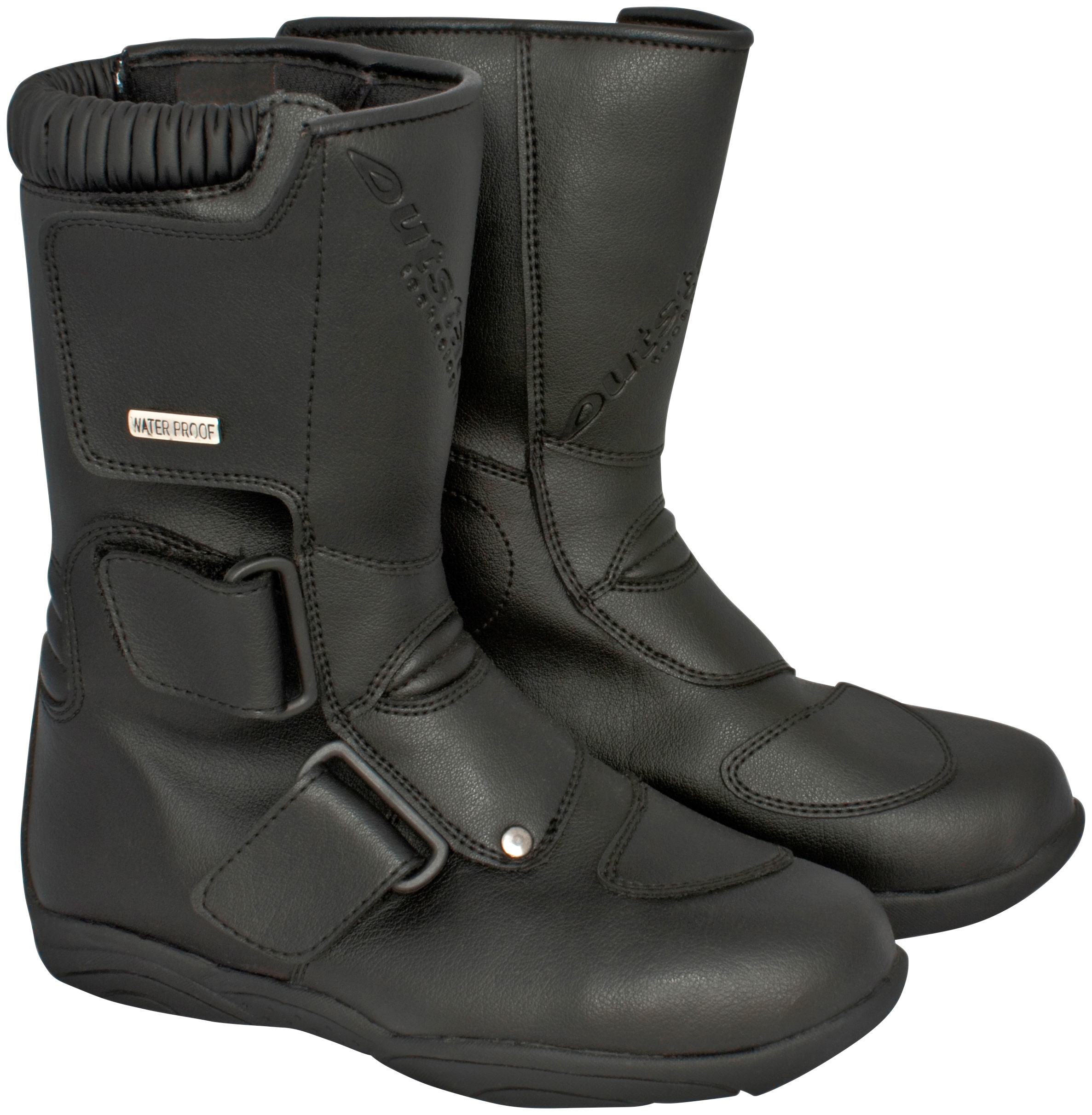 Motorradstiefel OUTSTARS "Valencia" Gr. 44, schwarz, Schuhe, 44, Obermaterial: 100% Polyurethan. Innenfutter: 100% Polyester, Sicherheits-Tourensohle mit Einlage Image