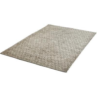 Wollteppich OBSESSION "My Jaipur 334", grau (taupe), B:200cm H:14mm L:290cm, Wolle, Teppiche, Handweb Teppich, Rauten Muster, reine Wolle, handgewebt Image