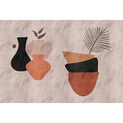 Fototapete LIVING WALLS "Walls by Patel Santa Fe", bunt (rosa, orange1), B:4,00m L:2,7m, Vlies, Tapeten, Fototapete Modern santa fe 4,00 m x 2,70 m 200 g Vlies Premium Tapete