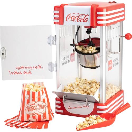 "SALCO 2-in-1-Popcornmaschine ""Coca-Cola SNP-27CC"" Popcornmaschinen rot"