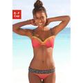 Bügel-Bikini KANGAROOS Gr. 42, Cup D, orange (orange, gelb) Damen Bikini-Sets Ocean Blue