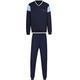 Schlafanzug TRIGEMA "TRIGEMA in modischem Design" Gr. M, blau (navy) Herren Homewear-Sets Pyjamas