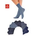 Freizeitsocken H.I.S Gr. 35-38, blau (10 x blau) Damen Socken Multipacks