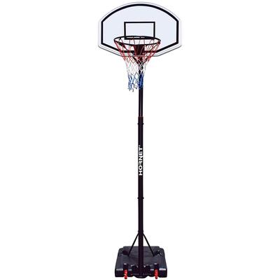 Basketballständer HORNET BY HUDORA "Hornet 260" Ballsportkörbe schwarz (schwarz, weiß) Kinder Spielbälle Wurfspiele mobil, höhenverstellbar bis 260 cm