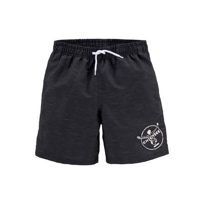 Badeshorts CHIEMSEE "Melange Kids", Kinder, Gr. 122/128, N-Gr, schwarz, Polyester, Melange-Effekt, Badehosen, mit Logoprint Image