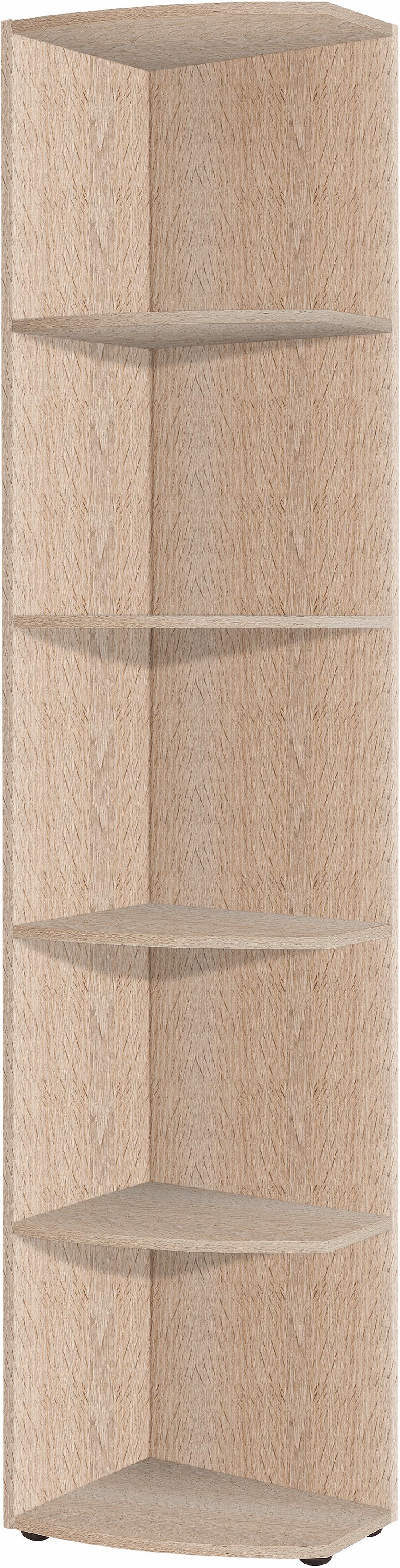 Eckregal WIMEX "Multiraumkonzept", braun (struktureichefarben hell), B:30cm H:185cm T:38cm, Regale, Eckregal, planbar und erweiterbar