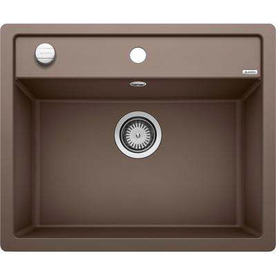 BLANCO Granitspüle "DALAGO 6-F" Küchenspülen Gr. beidseitig, braun (cafe) Küchenspülen