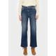 Bootcut-Jeans LE TEMPS DES CERISES "PULP HIGH 23" Gr. 27, N-Gr, blau (blue (mid blue)) Damen Jeans Ankle 7/8