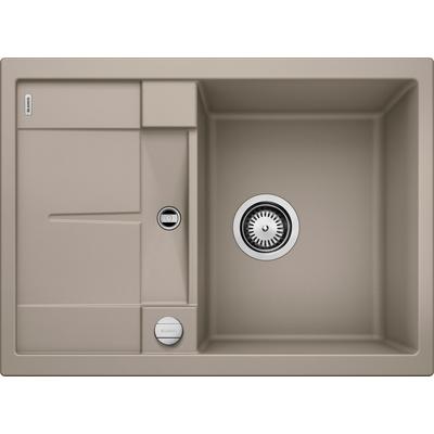 Granitspüle BLANCO "METRA 45 S Compact", braun (tartufo), B:68cm, Verbundwerkstoff, Küchenspülen, aus SILGRANIT
