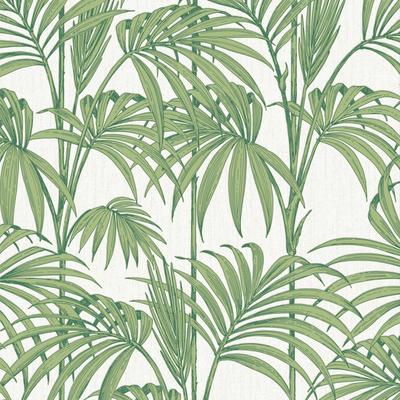 Vliestapete BOUTIQUE "Honolulu Palm Green", grün, B:0,52m L:10,05m, Vlies, Tapeten