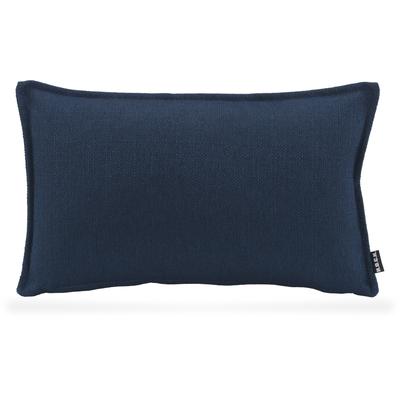 Dekokissen H.O.C.K. "Mali", blau (navy, unifarben), B:30cm H:10cm L:50cm, Polyester, Dekokissen_Sitzkissen_Kissenhüllen, einfarbig, Kissenhülle mit Füllung, 1 Stück Image