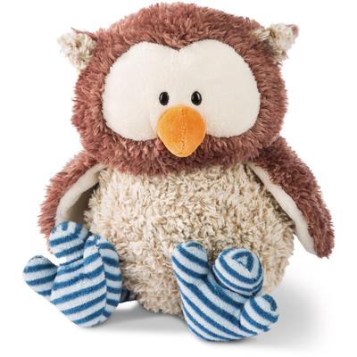 Kuscheltier NICI "Eule Oscar, 35 cm", braun (braun, beige), Plüschfiguren, KinderH:35cm, Plüsch, Kopf drehbar, H:35cm Image