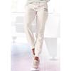 Jogginghose BUFFALO, Damen, Gr. 44/46, N-Gr, weiß, angeraute Sweatware, Obermaterial: 60% Baumwolle, 40% Polyester, unifarben, casual, bequem lang, Hosen, mit seitlichen Eingrifftaschen, Loungeanzug