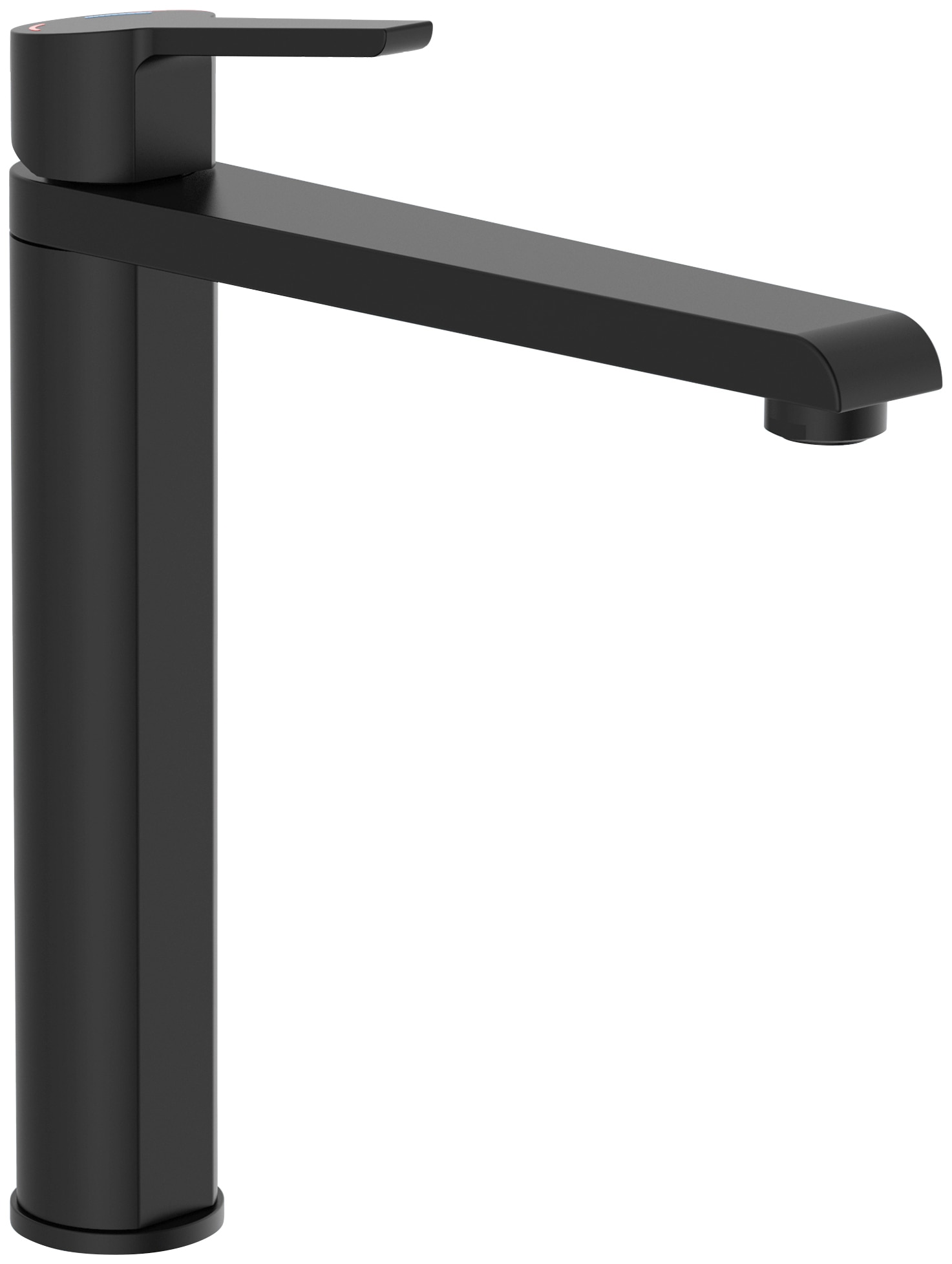 Spültischarmatur SCHÜTTE "VITA", schwarz, B:5cm H:28cm T:25cm Ø:5cm, Messing, Armaturen, 360 schwenkbarer Wasserhahn Küche, Mischbatterie