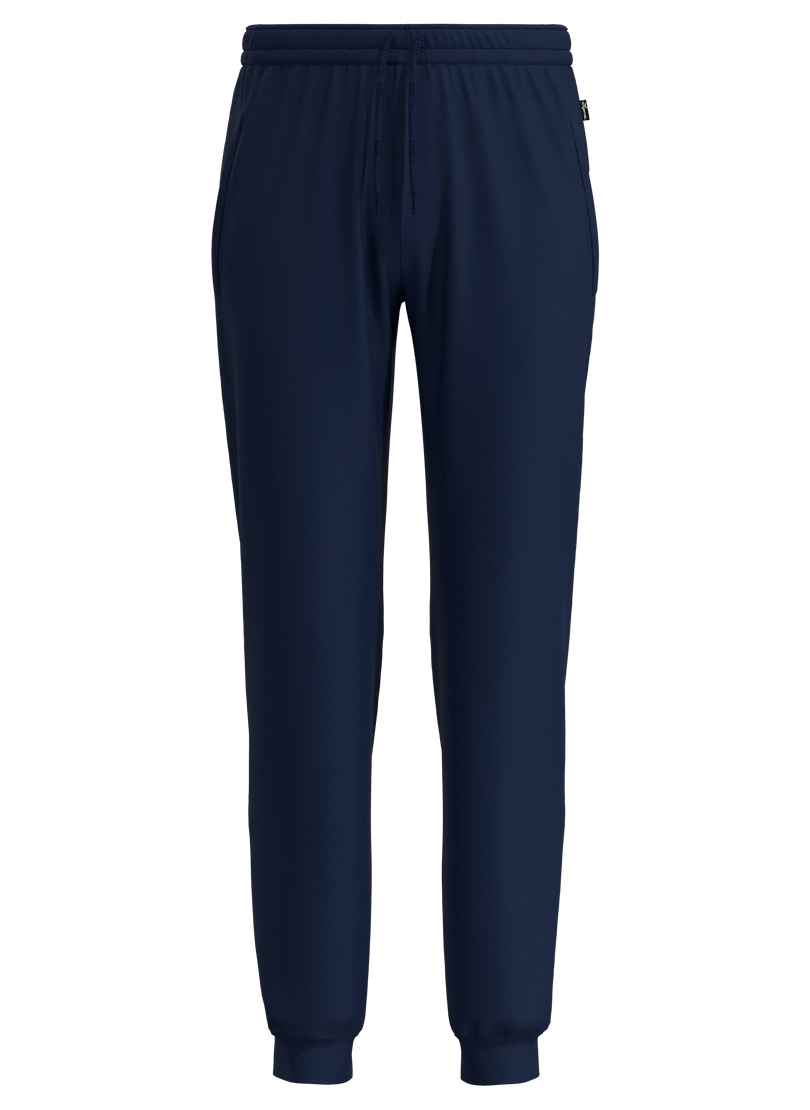 Sweathose TRIGEMA "TRIGEMA Jogginghose", Kinder, Gr. Normalgrößen, blau (navy), 70% Baumwolle, 30% Polyester, Hosen Image