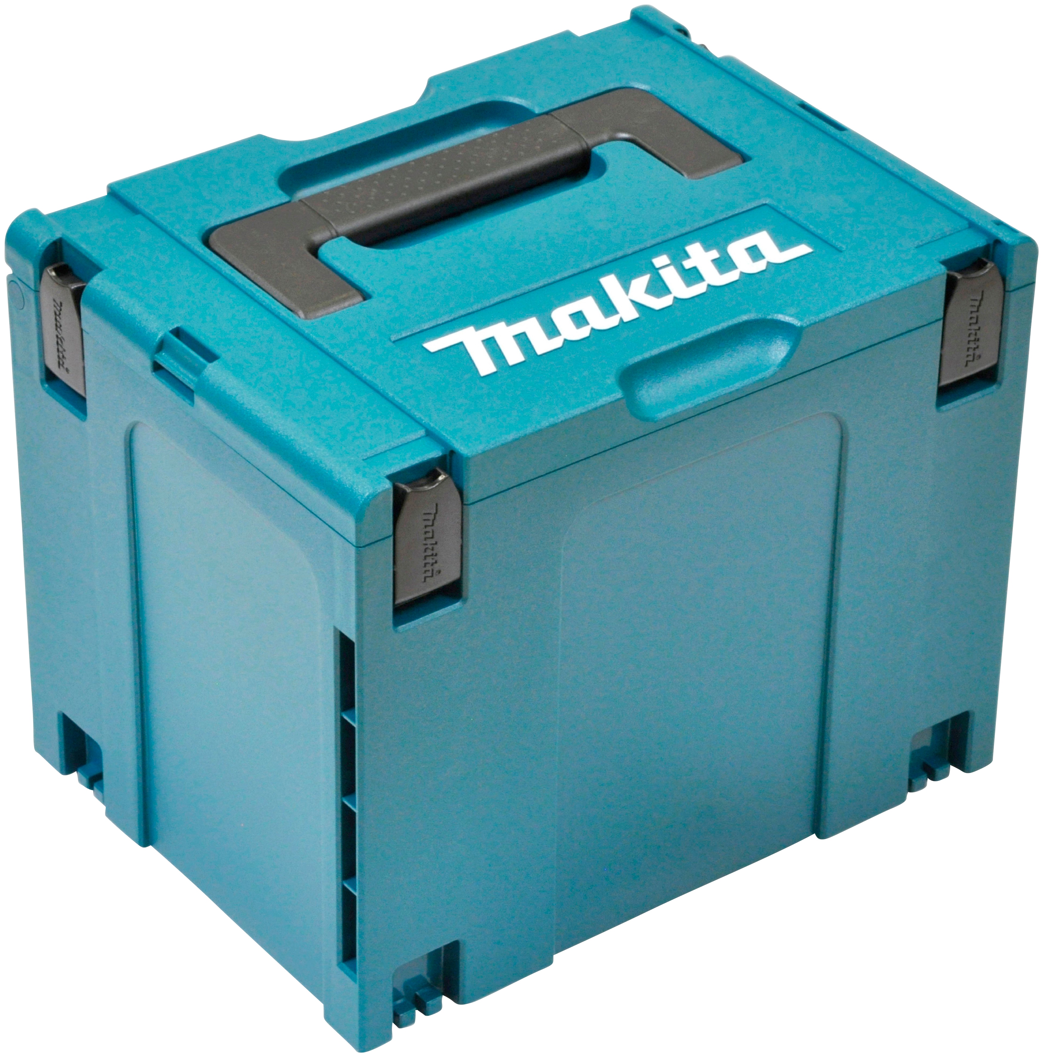 Werkzeugkoffer MAKITA "MAKPAC Gr. 4 821552-6", blau (türkis), B:29,5cm H:32cm T:39,5cm, Kunststoff, Aufbewahrungsboxen, Werkzeugkoffer, unbefüllt, BxHxT: 29,5x32x39,5 cm