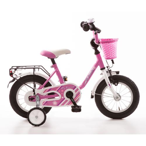 „Kinderfahrrad BACHTENKIRCH „“My Bonnie““ Fahrräder Gr. 23 cm, 12 Zoll (30,48 cm) hinten: 12,5 Zoll (31,75 cm), rosa Kinder Kinderfahrräder“