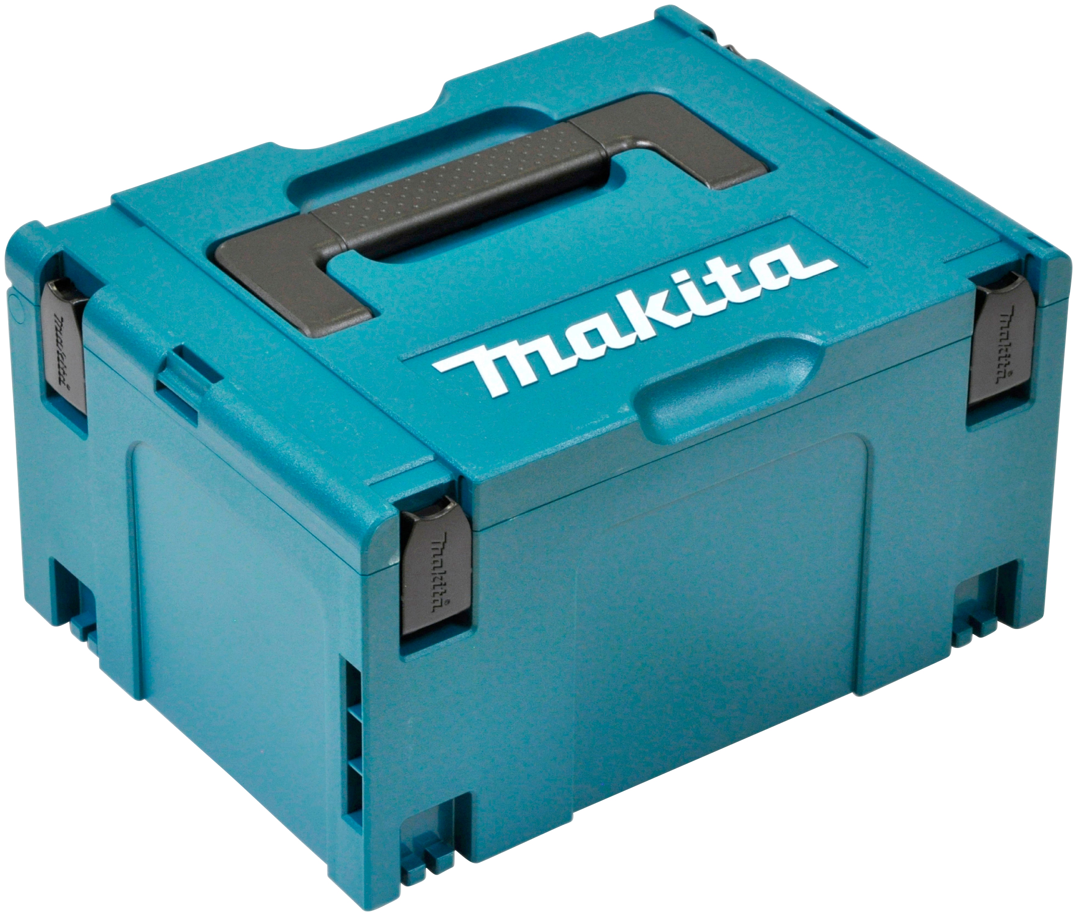 Werkzeugkoffer MAKITA "MAKPAC Gr. 3", blau (türkis), B:29,5cm H:21,5cm T:39,5cm, Kunststoff, Aufbewahrungsboxen, Werkzeugkoffer, unbefüllt, BxHxT: 29,5x21,7x39,5 cm