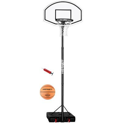 Basketballständer HORNET BY HUDORA "Hornet 305" Ballsportkörbe schwarz (schwarz/weiß) Kinder Wurfspiel mobil, höhenverstellbar bis 305 cm