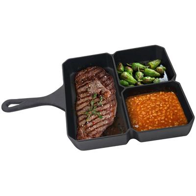 Grillpfanne JIM BEAM BBQ Pfannen Gr. Höhe 4cm, schwarz BxLxH: 23x35x4 cm