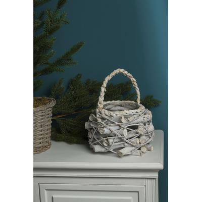 Kerzenlaterne HOME AFFAIRE, braun, B:20cm H:20cm T:25cm, Kerzenhalter, durchm. Glas 12cm Image