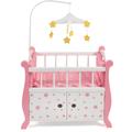 Puppenbett CHIC2000 "Stars Pink" Puppenmöbel pink (stars pink) Kinder Puppenmöbel