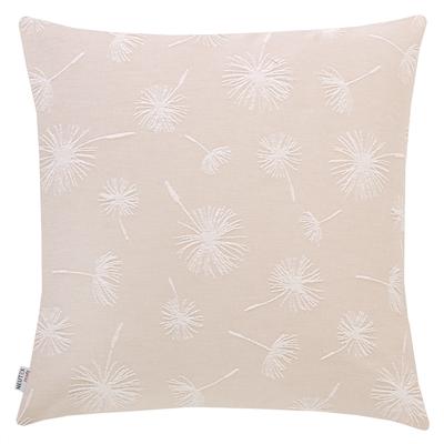 Dekokissen NEUTEX FOR YOU "Fresh" Gr. 3, beige (beige, geblümt), B:48cm L:48cm, Baumwolle, Polyester, Dekokissen_Sitzkissen_Kissenhüllen, Kissenhülle ohne Füllung, 1 Stück Image