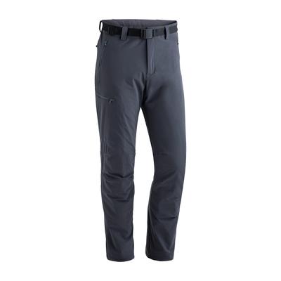 Funktionshose MAIER SPORTS "Oberjoch Therm", Herren, Gr. 50, Normalgrößen, grau, 90% Polyamid, 10% Elasthan, Hosen, Winter-Outdoorhose, wattiert und elastisch Image