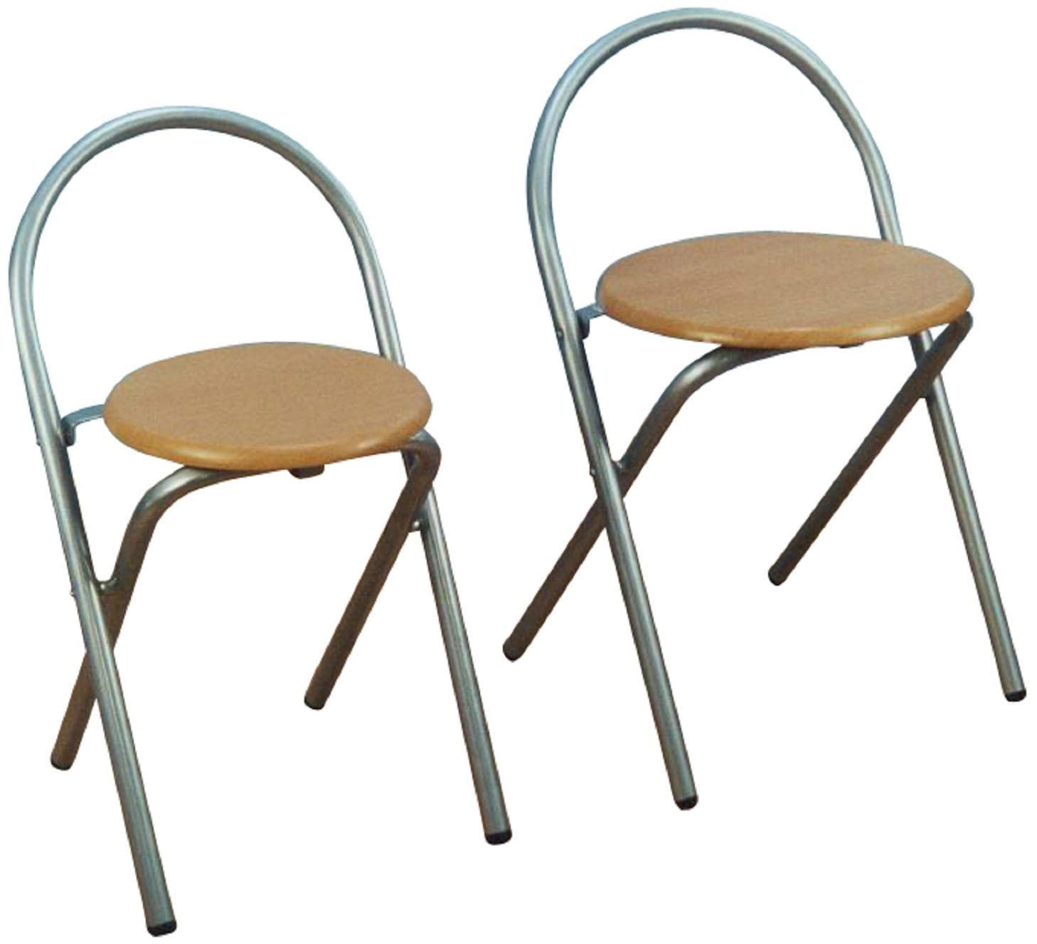 Klappstuhl HOME AFFAIRE, braun, B:38cm H:66cm T:39cm, Stühle, aus MDF (2er-Set) Image