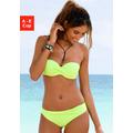 Bandeau-Bikini-Top S.OLIVER "Spain" Gr. 38, Cup E, grün (lime) Damen Bikini-Oberteile Ocean Blue Bestseller