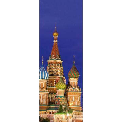 ARCHITECTS PAPER Fototapete "Saint Basil`s Cathedral" Tapeten Tapete Moskau Fototapete Panel 1,00m x 2,80m Gr. B/L: 1 m x 2,8 m, bunt (blau/grün/rot)