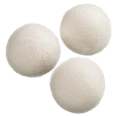 XAVAX Trocknerball "Trocknerbälle aus Wolle, 3 Stück, Wasch-/Trocknerball" Wäschekugeln beige Zubehör für Trockner