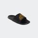 Badesandale ADIDAS SPORTSWEAR "COMFORT ADILETTE" Gr. 43, schwarz (core black, gold metallic, core black) Schuhe Badelatschen Pantolette Badeschuhe Surf-Boots