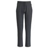 Sweathose TRIGEMA "TRIGEMA Freizeithose aus Sweat-Qualität", Damen, Gr. M, US-Größen, grau (anthrazit, melange), 70% Baumwolle, 30% Polyester, sportlich, Hosen