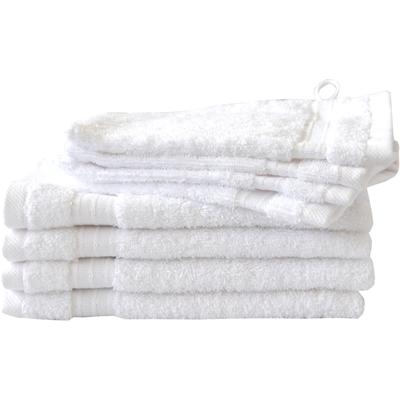 Handtuch Set DYCKHOFF "Siena", weiß, 6 tlg., Walkfrottier, Walkfrottier, Obermaterial: 100% Baumwolle, Handtuch-Sets, in tollen Unifarben Image